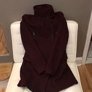 Wool winter pea coat jacket